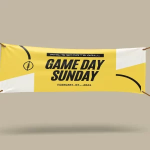 Print banner